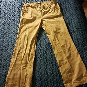 J.Crew Khakis Size 4 Boot Cut button fly